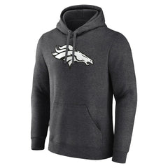 Denver Broncos Personalized Name & Number Monochrome Pullover Hoodie