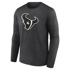 Houston Texans Personalized Name & Number Monochrome Long Sleeve T-Shirt
