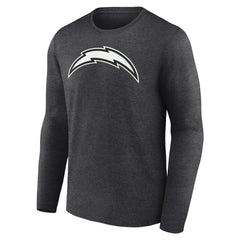 Los Angeles Chargers Personalized Name & Number Monochrome Long Sleeve T-Shirt