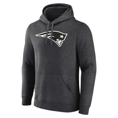 New England Patriots Personalized Name & Number Monochrome Pullover Hoodie