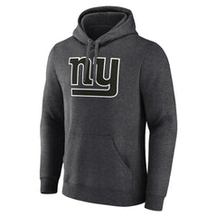 New York Giants Personalized Name & Number Monochrome Pullover Hoodie