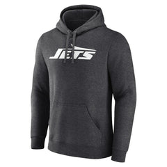 New York Jets Personalized Name & Number Monochrome Pullover Hoodie