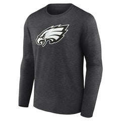 Philadelphia Eagles Personalized Name & Number Monochrome Long Sleeve T-Shirt