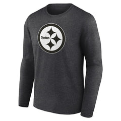 Pittsburgh Steelers Personalized Name & Number Monochrome Long Sleeve T-Shirt