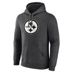 Pittsburgh Steelers Personalized Name & Number Monochrome Pullover Hoodie