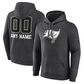 Tampa Bay Buccaneers Personalized Name & Number Monochrome Pullover Hoodie