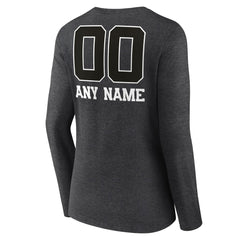 Tampa Bay Buccaneers Women's Personalized Name & Number Monochrome V-neck T-Shirt