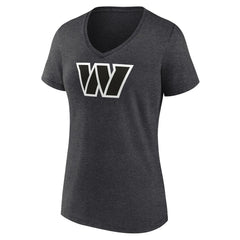 Washington Commanders Women's Personalized Name & Number Monochrome V-Neck Long Sleeve T-Shirt