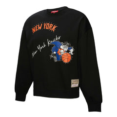 New York Knicks Women's Hardwood Classics Home Team Pullover Sweatshirt On Sale