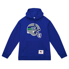 Seattle Seahawks Mitchell & Ness Helmet Logo Vintage Pullover Hoodie