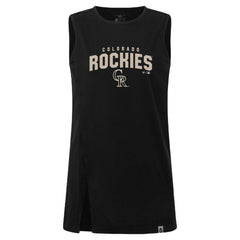 Colorado Rockies Levelwear Women's Influx Team Arch Tank Top | MLB Shop