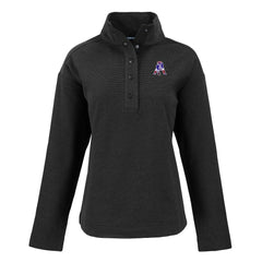 New England Patriots Cutter & Buck Women's Hunts Point Eco Half-Snap Sweatshirt