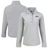 Seattle Seahawks Cutter & Buck Women's Hunts Point Eco Half-Snap Sweatshirt