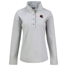 Washington Commanders Cutter & Buck Women's Hunts Point Eco Half-Snap Sweatshirt