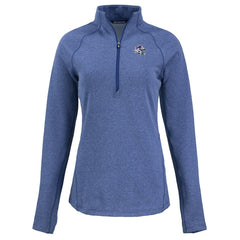 Buffalo Bills Cutter & Buck Women's Peshastin Eco Fleece Recycled Tri-Blend Raglan Half-Zip Jacket
