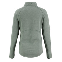 Green Bay Packers Cutter & Buck Women's Peshastin Eco Fleece Recycled Tri-Blend Raglan Half-Zip Jacket