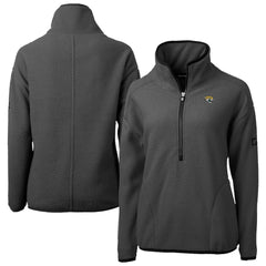 Jacksonville Jaguars Cutter & Buck Women's Cascade Eco Sherpa Fleece Half-Zip Jacket