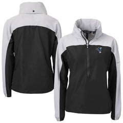 Indianapolis Colts Cutter & Buck Women's Charter Eco Recycled Half-Zip Hooded Anorak Jacket