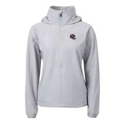 Tampa Bay Buccaneers Cutter & Buck Women's Charter Eco Recycled Half-Zip Hooded Anorak Jacket