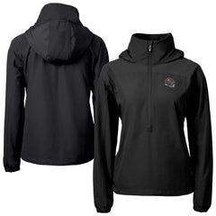 Tampa Bay Buccaneers Cutter & Buck Women's Charter Eco Recycled Half-Zip Hooded Anorak Jacket