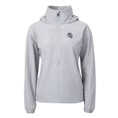 Buffalo Bills Cutter & Buck Women's Charter Eco Recycled Half-Zip Hooded Anorak Jacket