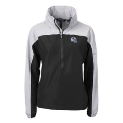 Buffalo Bills Cutter & Buck Women's Charter Eco Recycled Half-Zip Hooded Anorak Jacket