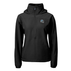 Detroit Lions Cutter & Buck Women's Charter Eco Recycled Half-Zip Hooded Anorak Jacket