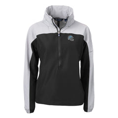 Detroit Lions Cutter & Buck Women's Charter Eco Recycled Half-Zip Hooded Anorak Jacket