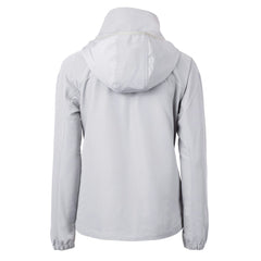 Detroit Lions Cutter & Buck Women's Charter Eco Recycled Half-Zip Hooded Anorak Jacket