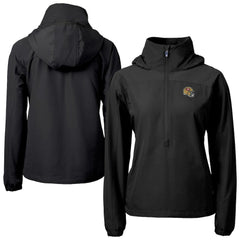 San Francisco 49ers Cutter & Buck Women's Charter Eco Recycled Half-Zip Hooded Anorak Jacket