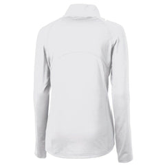 San Francisco 49ers Cutter & Buck Women's Adapt Eco Knit Stretch Recycled Raglan Half-Zip Top