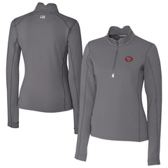 San Francisco 49ers Cutter & Buck Women's Traverse Stretch Quarter-Zip Pullover Top
