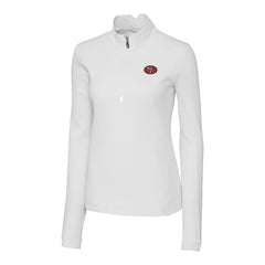 San Francisco 49ers Cutter & Buck Women's Traverse Stretch Quarter-Zip Pullover Top