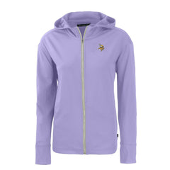 Minnesota Vikings Cutter & Buck Women's Daybreak Eco Recycled Full-Zip Hoodie Jacket