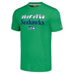 Seattle Seahawks Homage Unisex The NFL ASL Collection by Love Sign American Sign Language T-Shirt