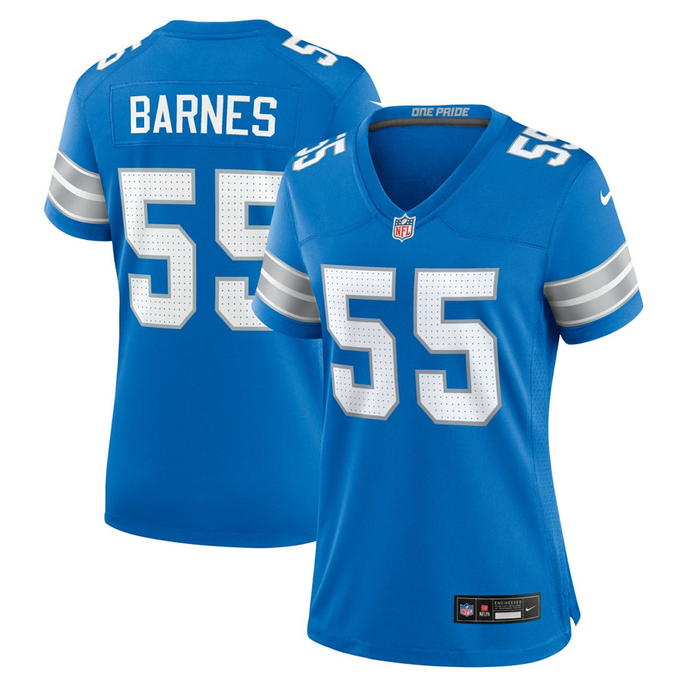 Detroit Lions Nike Derrick Barnes Women's Team Game Jersey