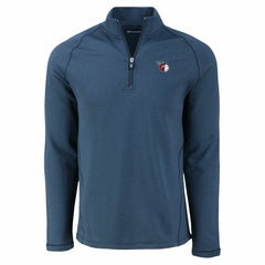 Cleveland Guardians Cutter & Buck Peshastin Eco Fleece Recycled Raglan Quarter-Zip Top | MLB New