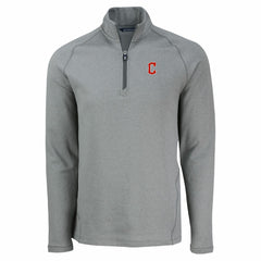 Cleveland Guardians Cutter & Buck Peshastin Eco Fleece Recycled Raglan Quarter-Zip Top | MLB Near me