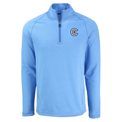 Chicago Cubs Cutter & Buck Peshastin Eco Fleece Recycled Raglan Quarter-Zip Top | MLB Near me