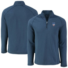 New York Mets Cutter & Buck Peshastin Eco Fleece Recycled Raglan Quarter-Zip Top | MLB New