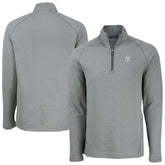 New York Yankees Cutter & Buck Peshastin Eco Fleece Recycled Raglan Quarter-Zip Top | MLB Outlet