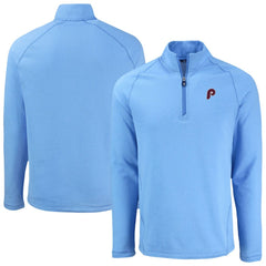 Philadelphia Phillies Cutter & Buck Peshastin Eco Fleece Recycled Raglan Quarter-Zip Top | MLB US
