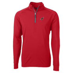 Arizona Cardinals Cutter & Buck Adapt Eco DryTec Raglan Quarter-Zip Jacket