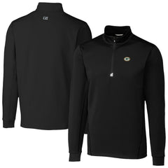 Green Bay Packers Cutter & Buck Traverse Stretch Quarter-Zip Top