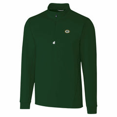 Green Bay Packers Cutter & Buck Traverse Stretch Quarter-Zip Top