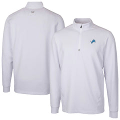 Detroit Lions Cutter & Buck Traverse Stretch Quarter-Zip Top