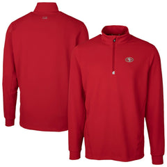 San Francisco 49ers Cutter & Buck Traverse Stretch Quarter-Zip Top