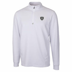 Las Vegas Raiders Cutter & Buck Traverse Stretch Quarter-Zip Top