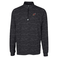 Arizona Cardinals Cutter & Buck Traverse Camo Print Stretch Quarter-Zip Top