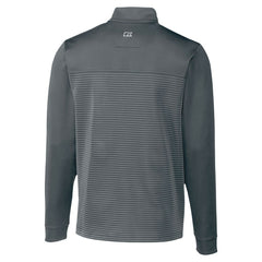 Minnesota Vikings Cutter & Buck Traverse Stripe Stretch DryTec Quarter-Zip Top